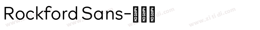 Rockford Sans字体转换